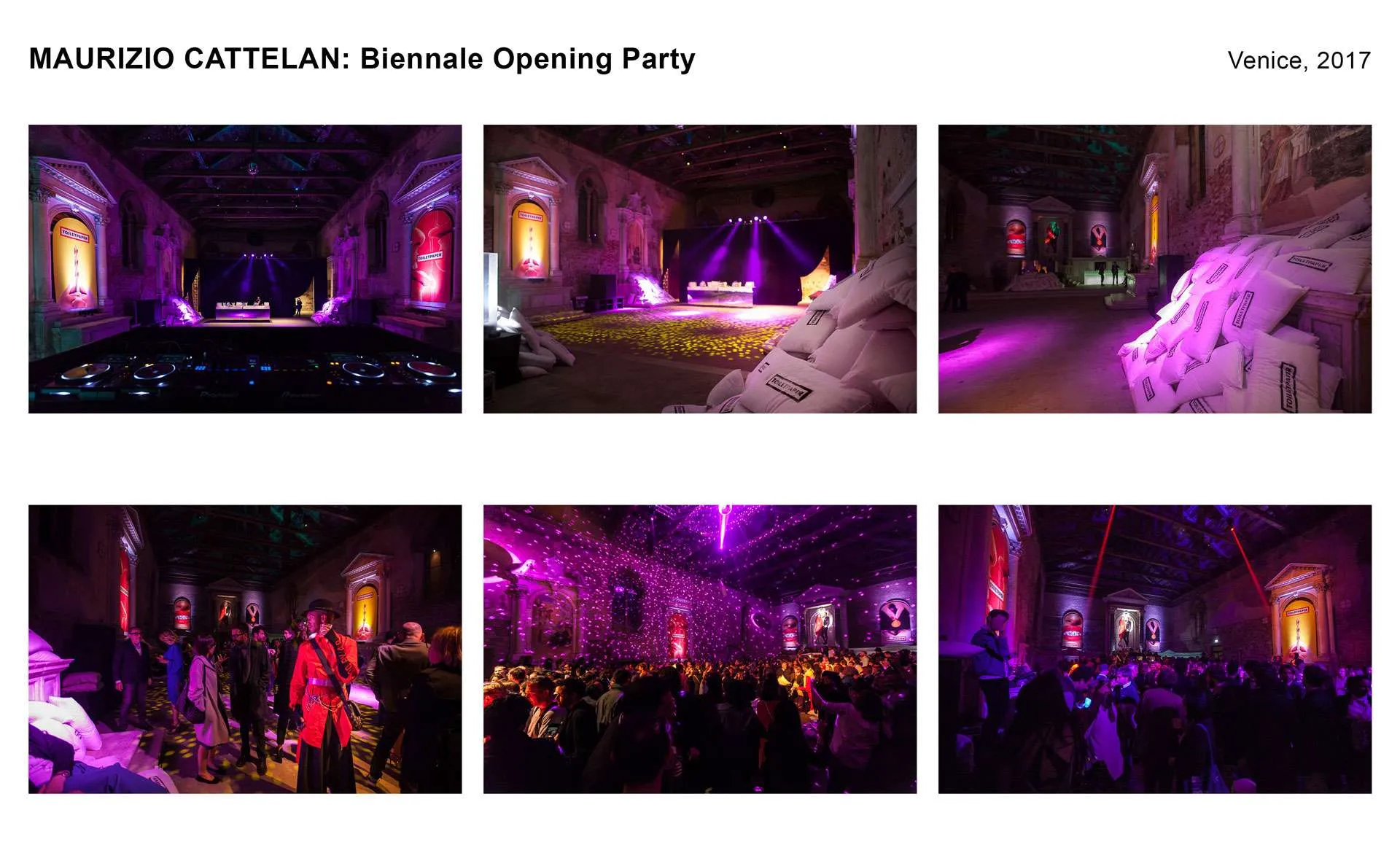 MAURIZIO CATTELAN BIENNALE OPENING PARTY - Venice, Italy